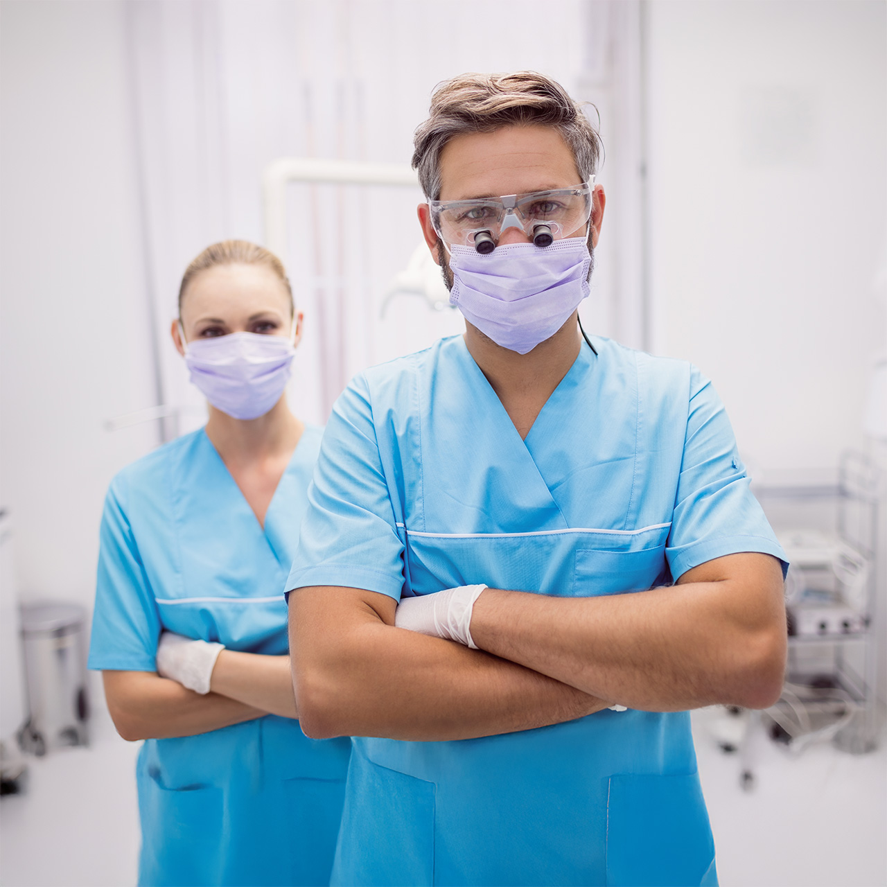 Homepage FAS ANDI Salute Due dentisti che guardano avanti